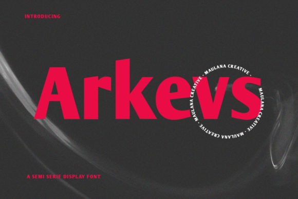 Arkevs: A Bold Display Font for Impactful Campaigns
