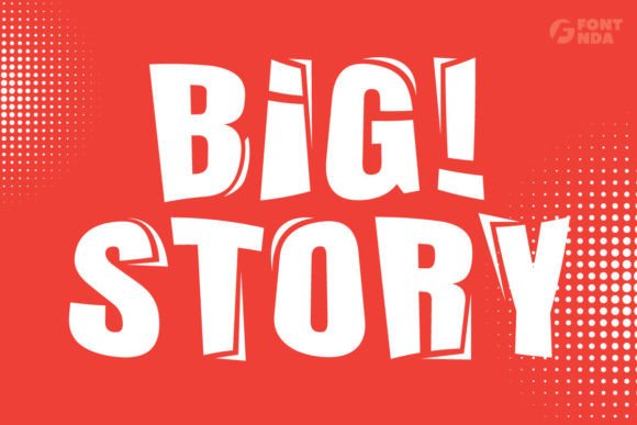Big Story: A Modern Display Font for Premium Branding