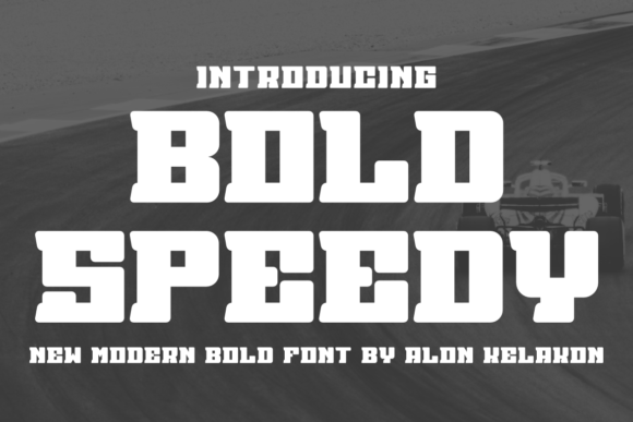 Bold Speedy: A Dynamic Display Font for Modern Editorial Design