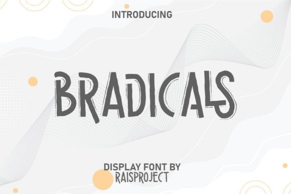 Bradicals Font: Modern Typography for Web Design