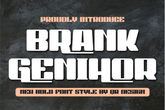 Brank Genihor: A Powerful Display Font for Bold Branding