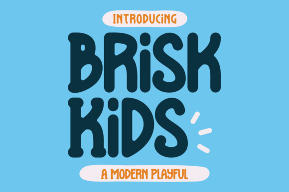 Brisk Kids Font for Playful Branding