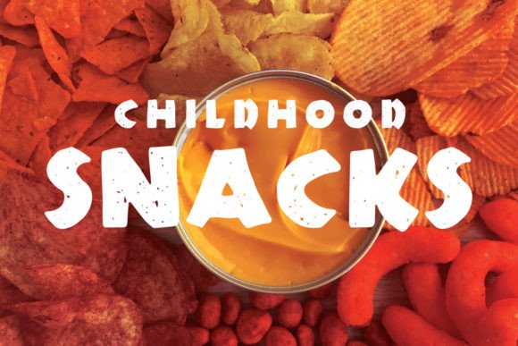 Childhood Snacks Font for Web Design