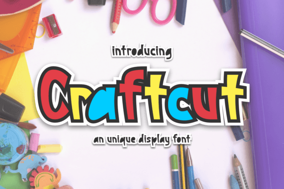 Craftcut Font for Web Design
