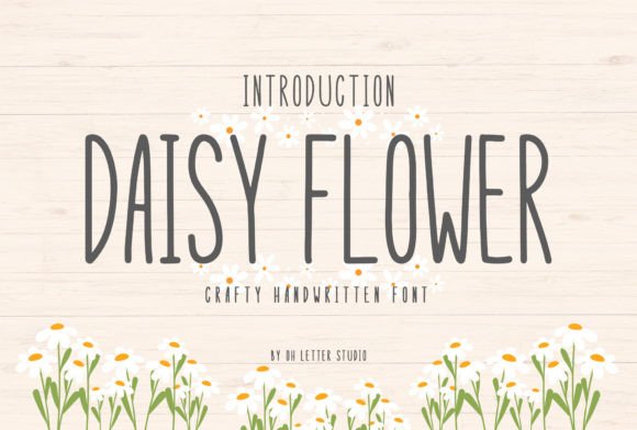 Daisy Flower Font: A Sweet Typeface for Branding