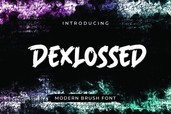 Dexlossed Font for Creative Makers