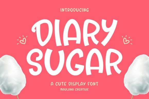 Diary Sugar Font for Creative Web Design