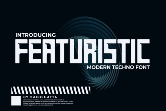 Featuristic: A Bold Font for Business