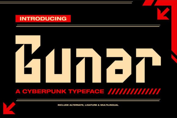 Gunar Font: Bold & Eccentric