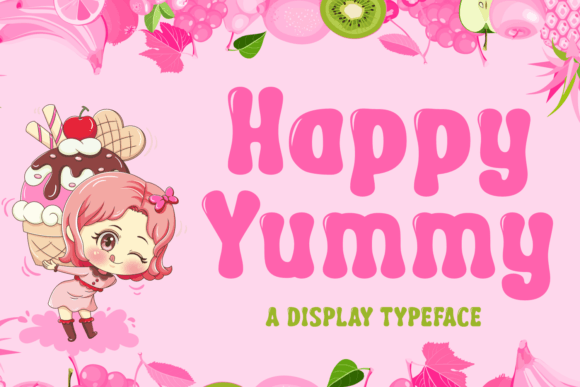 Happy Yummy Font Review
