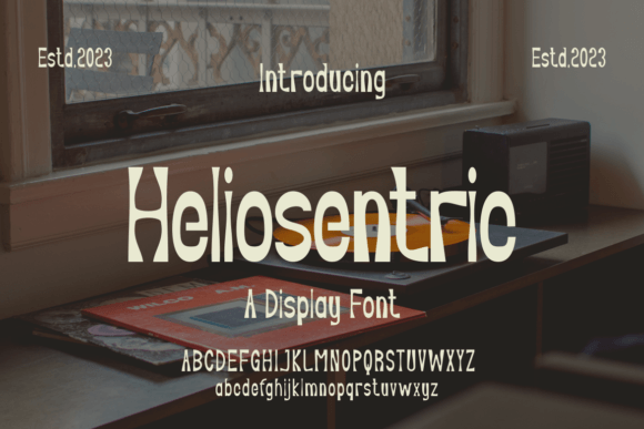 Heliosentric: The Bold Display Font for Makers