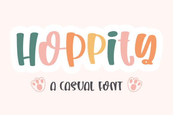 Hoppity Font: Sweet & Stylish