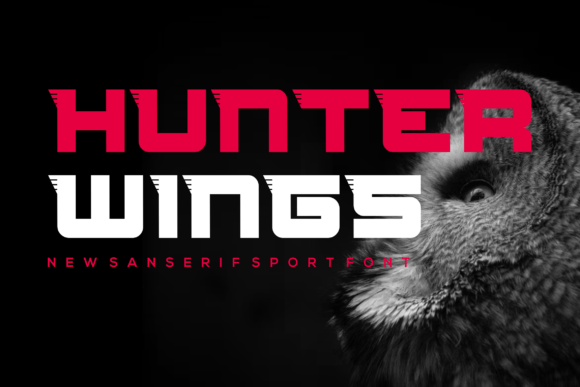 Hunterwings Font for Business Branding