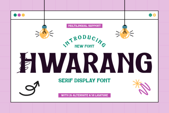 Hwarang Font for Creative Projects