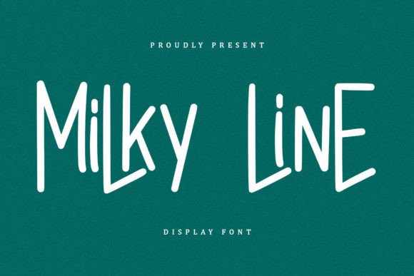 Milky Line Font for Elegant Design