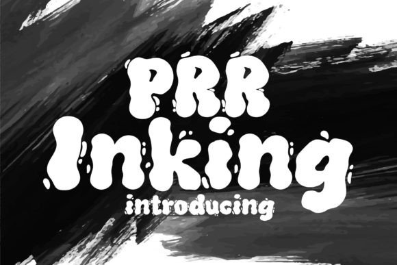 Prr Inking Font for Creative Projects