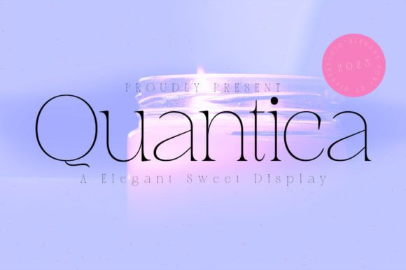 Quantica: A Sophisticated Serif Display Font for Elegant Design