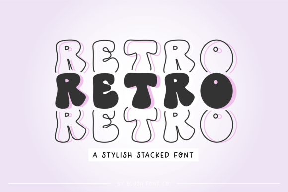Retro Stacked Font Review