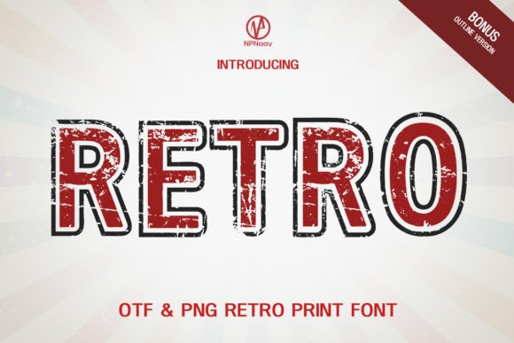 Retro V4: A Vintage Display Font for Editorial Design