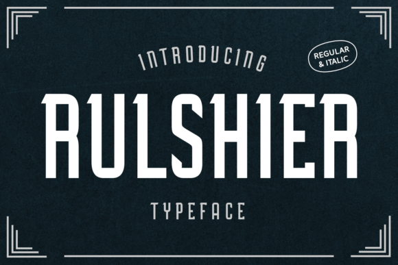 Rulshier Font for Elegant Branding