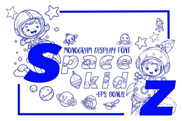 Space Kidz: A Bold Display Font for Modern Branding