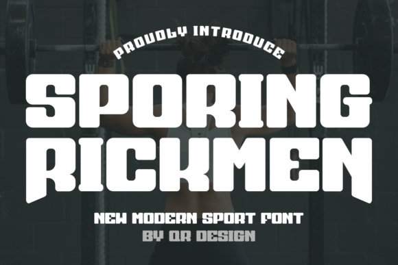 Sporing Rickmen Font for Creative Projects