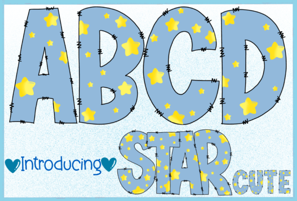 Star Cute Font for Creative Projects