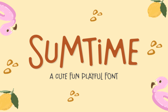 Sumtime: A Playful Font for Web Design