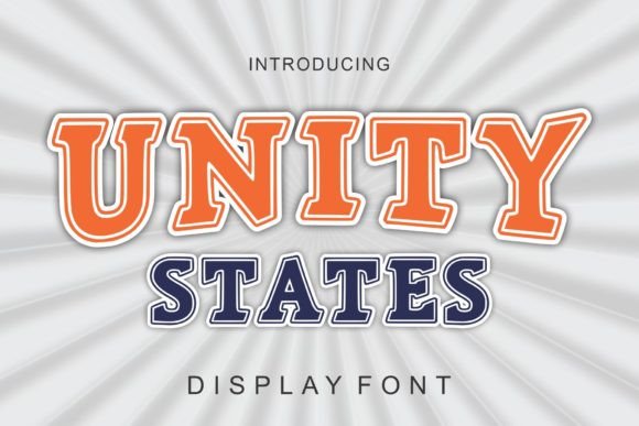 Unity States Font for Creative Makers