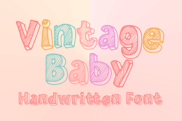 Vintage Baby Font for Stylish Design